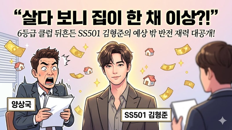 SS501 김형준 자가 몇 채? 6등급 클럽 면접서 드러난 반전 재력의 실체!