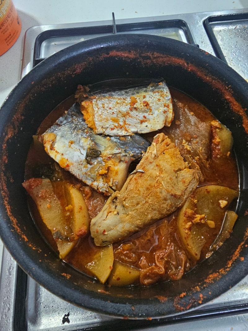 고등어 대신 냉동 생선 삼치 김치찜 양념 초간단 레시피