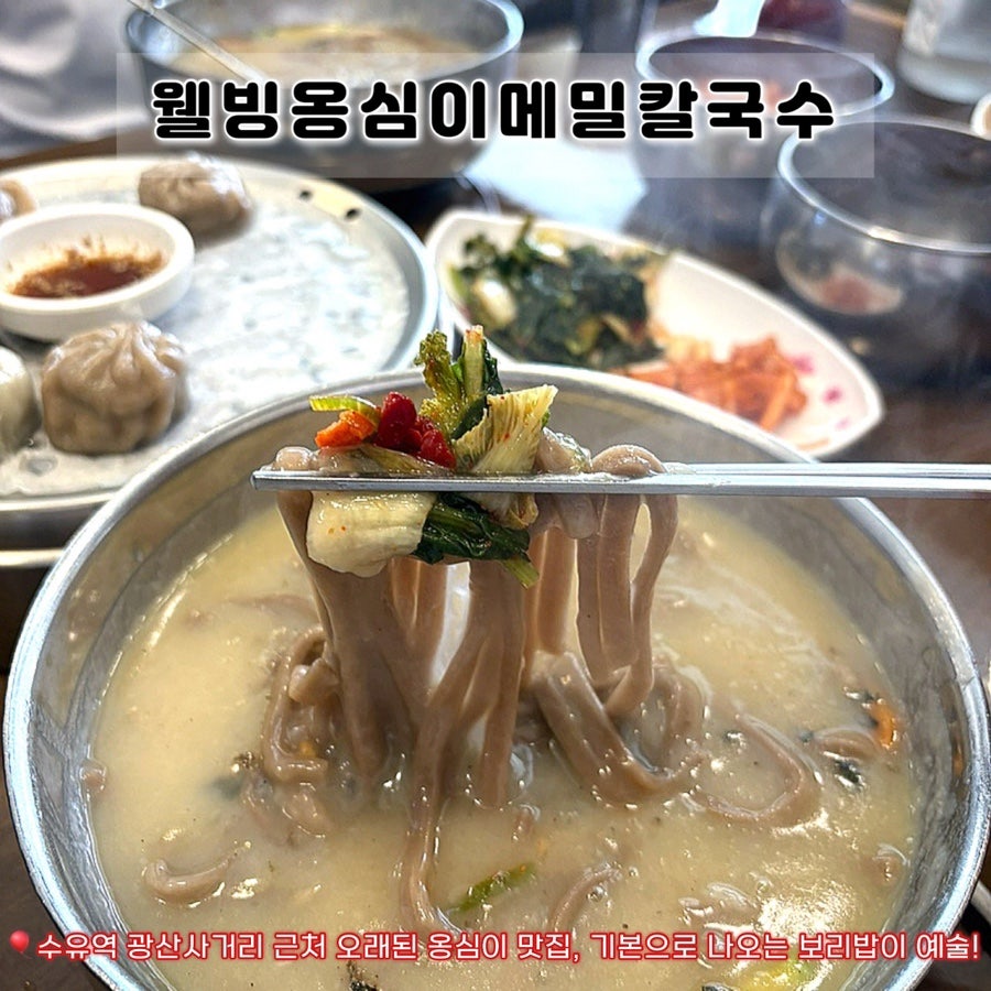 웰빙옹심이 메밀칼국수 사진 1