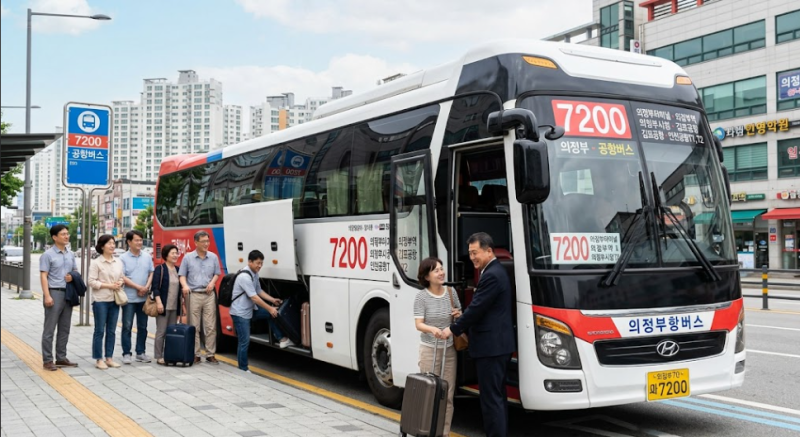 의정부에서 인천공항 가는 법 | 7200번 공항버스 요금·시간·예매 (의정부역·중앙역·김포공....