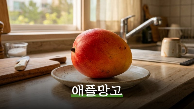 달콤한 애플망고, 더욱 맛있게 즐기는 후숙과 보관법 꿀팁