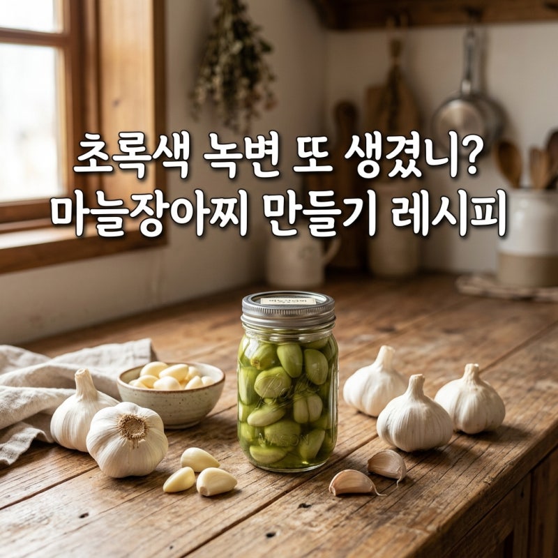 "초록색 녹변 또 생겼니?"...마늘장아찌 만들기 레시피, 아린 맛 잡는 3일 삭힘법