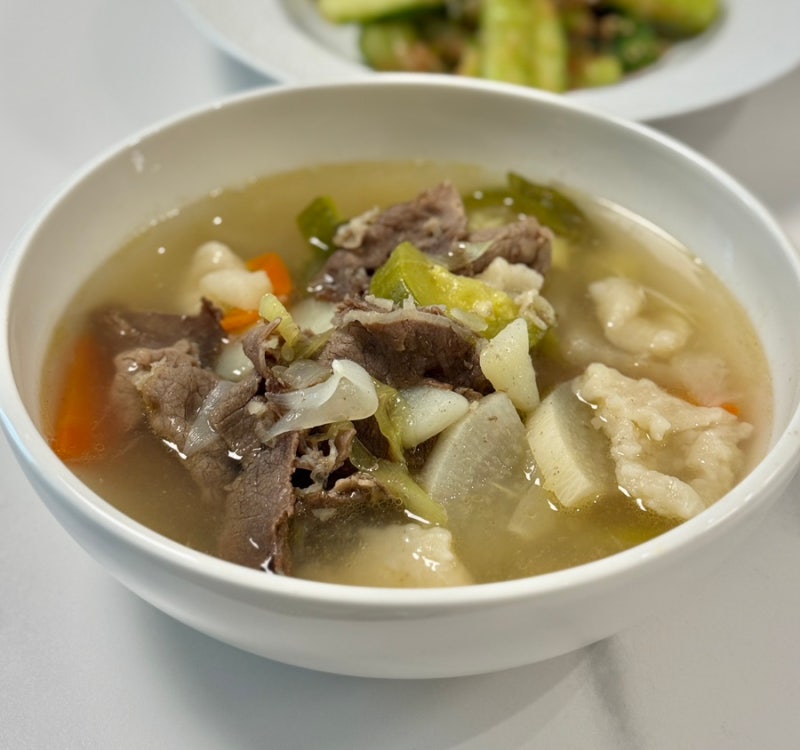 소고기 수제비 만들기 맛있는 샤브샤브용 고기 요리 담백한 수제 수제비 레시피 수제비 밀가....