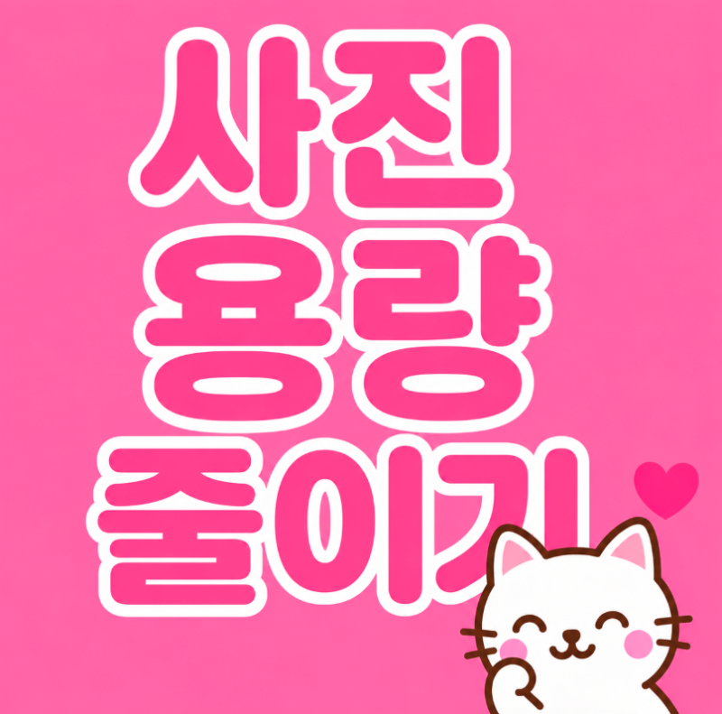 컴퓨터 사진 용량 줄이기 할게요