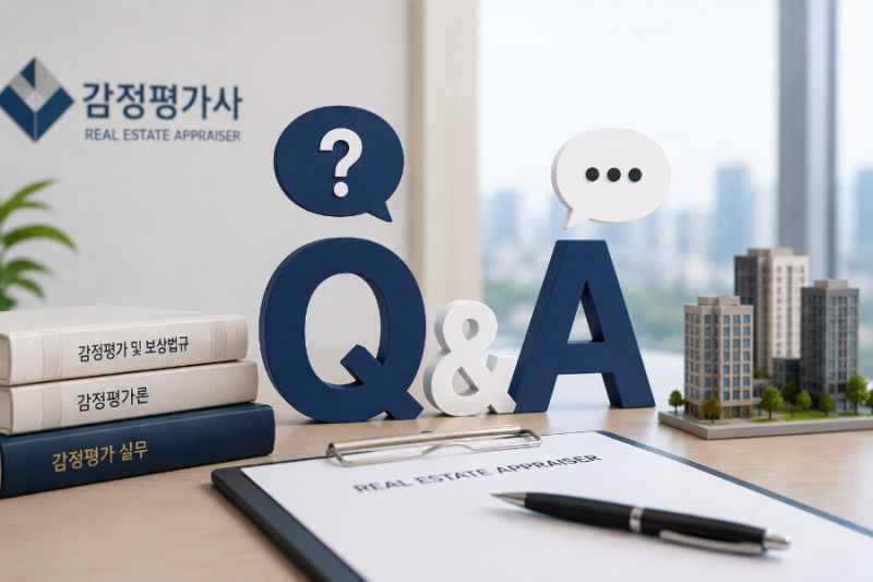 감정평가법인 취업 관련 질의응답