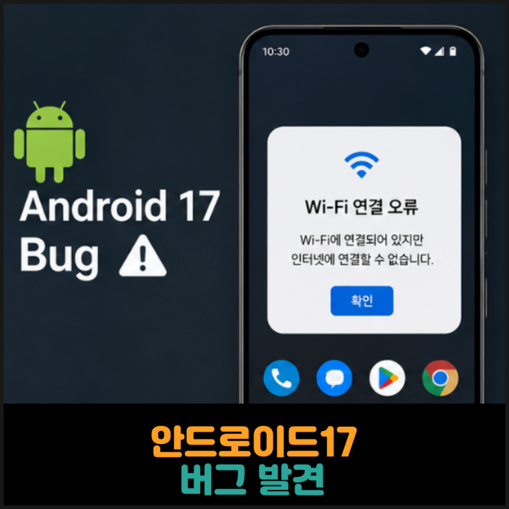 안드로이드17 버그 발견