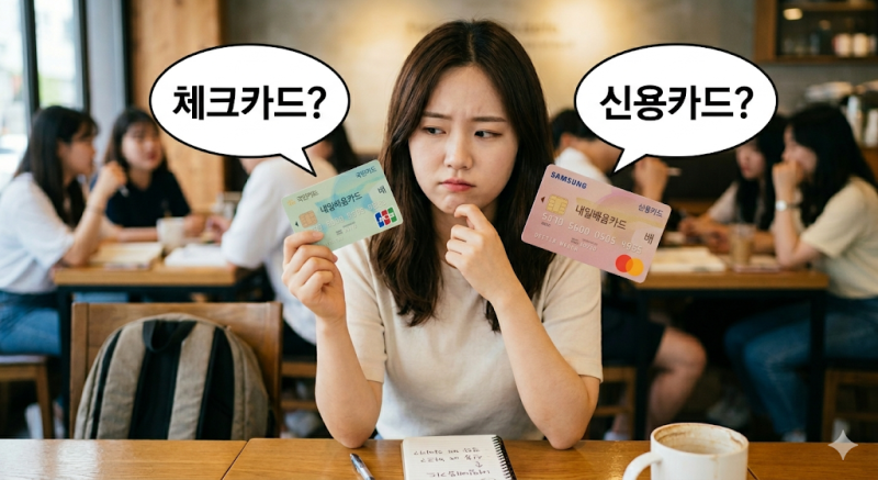 [국비지원 꿀팁] 국민내일배움카드 신청할 때 '체크카드 vs 신용카드' 뭘로 발급받아야 할까? ....