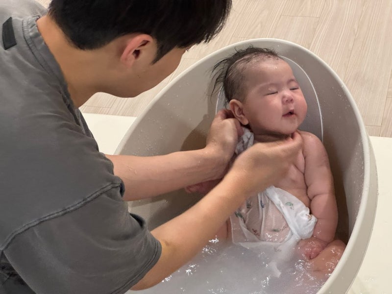 슈너글 디럭스 욕조 후기, 기존 아기욕조로 다시 돌아간 이유