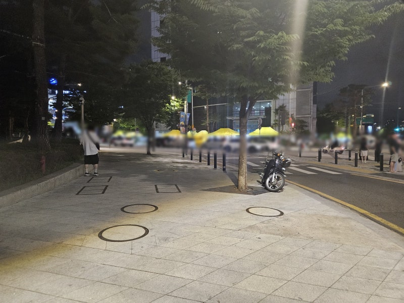 3년만에 나들이 동대문 새빛시장 노란천막 구경 왔어요