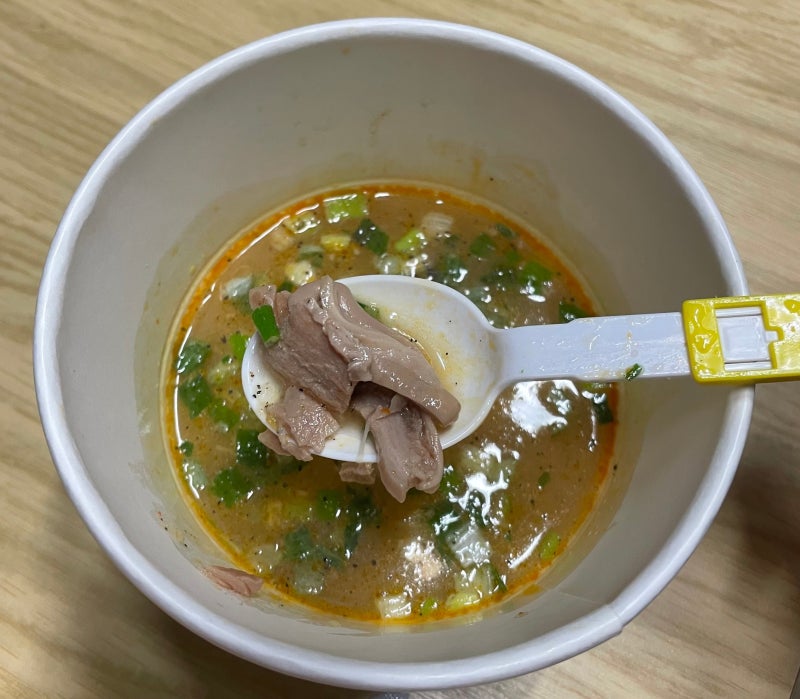 오뚜기 순후추 돼지국밥 후기 | 컵밥 간편식 추천