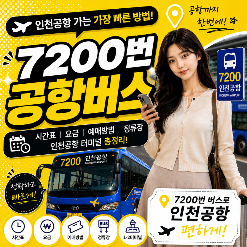 7200번 공항버스 예매｜의정부역·의정부시청·송추계곡 인천공항 리무진 요금·노선·시간표 ....