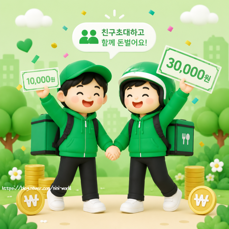 쿠팡이츠 배달파트너 도보 후기 ✦ 첫날 실제 수입 | 정산일·친구초대·준비물·배민 비교 등....