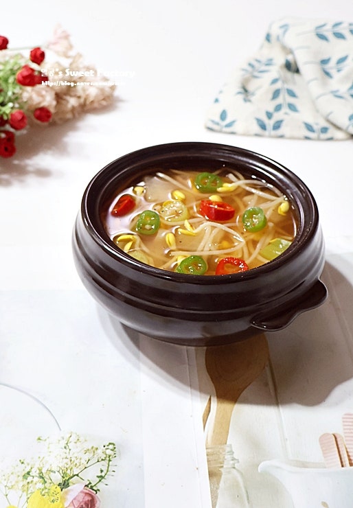 얼큰 콩나물국 끓이는법 레시피
