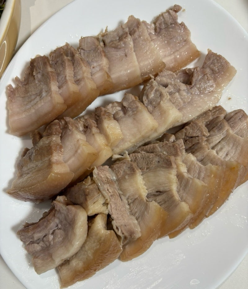 무수분 수육 삶는법 삼겹살수육 레시피