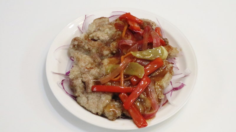 한판 탕수육 만들기 고기전 새콤달콤 맛있는 탕수육소스 레시피