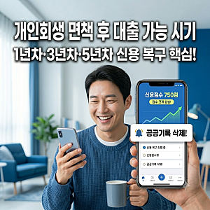 개인회생 면책 후 대출 가능 시기 1년차 3년차 5년차 신용 관리 전략 완벽 가이드