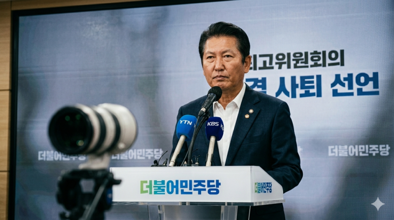 정청래 민주당 대표 전격 사퇴! 당대표 연임 도전 수순, 향후 당권 향방은?