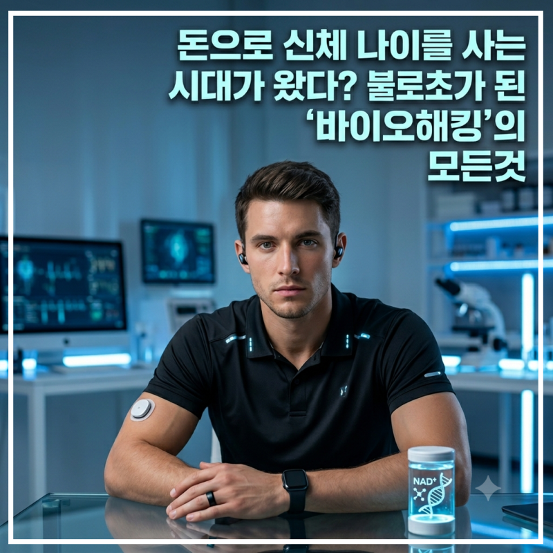 돈으로 신체 나이를 사는 시대가 왔다? 21세기 불로초가 된 '바이오해킹'의 모든것