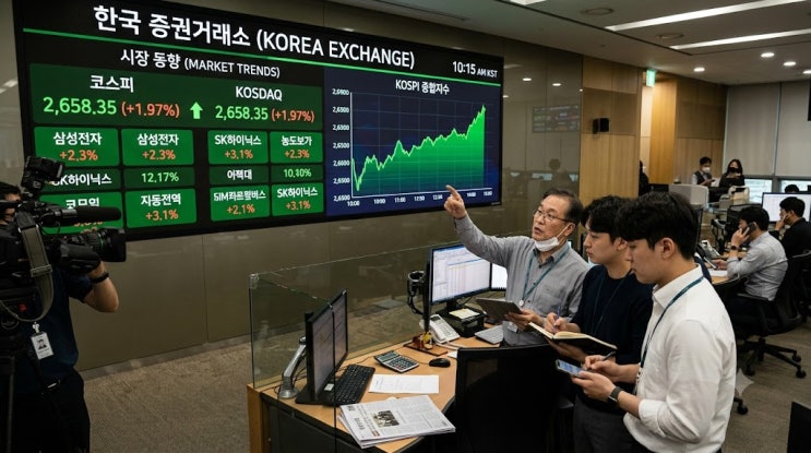 <b>코스피</b> 8300선 돌파하며 <b>상승 출발</b> : AI·반도체 기대감에... 