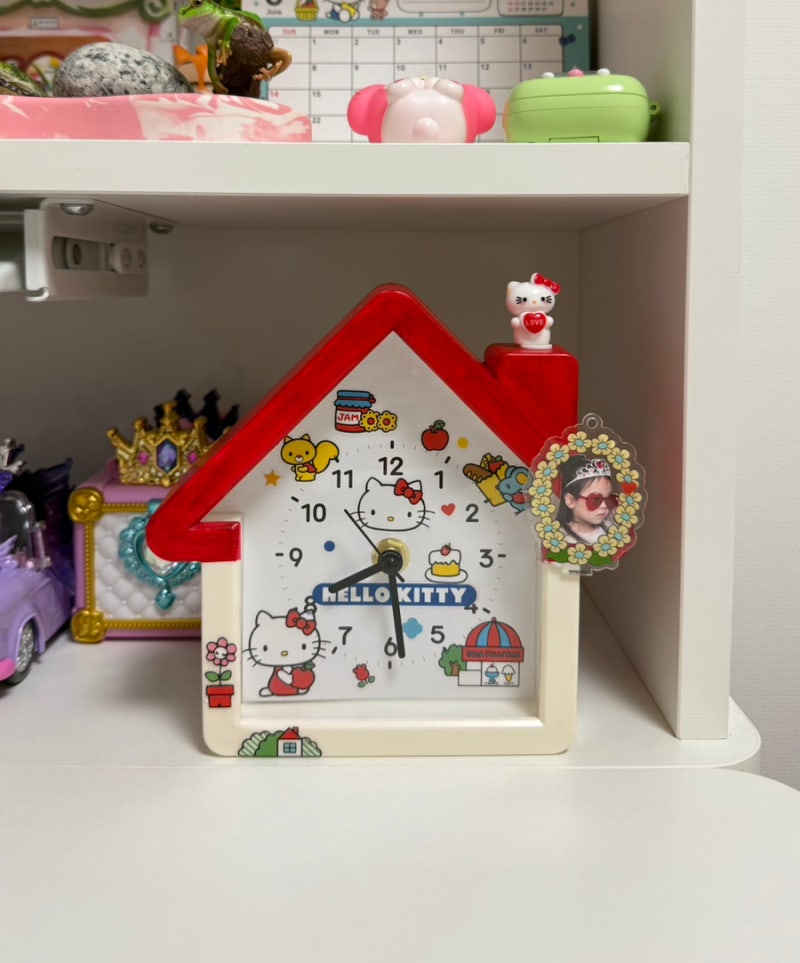 다이소 시계 DIY, 키티 감성 인테리어 소품 완성