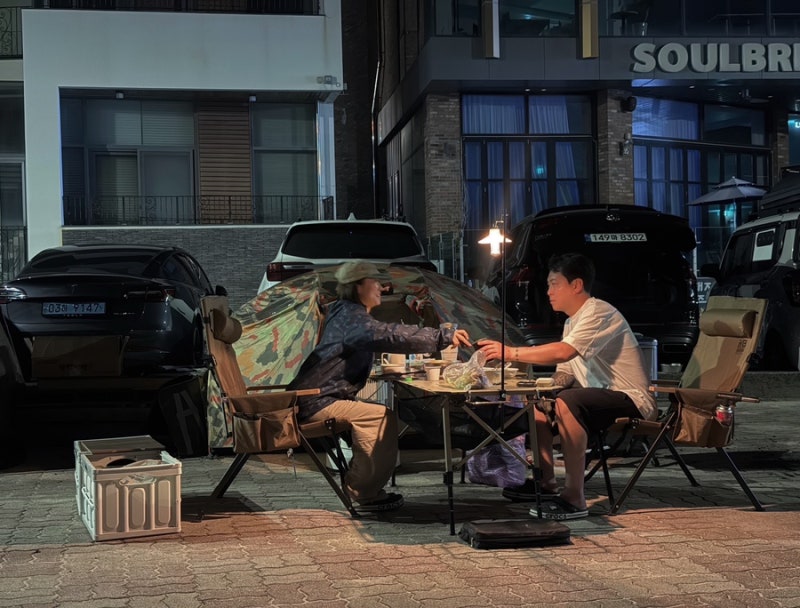 고성 천진해변 노지 캠핑 2박 3일 여행 ! 노지 매력 미쳤다