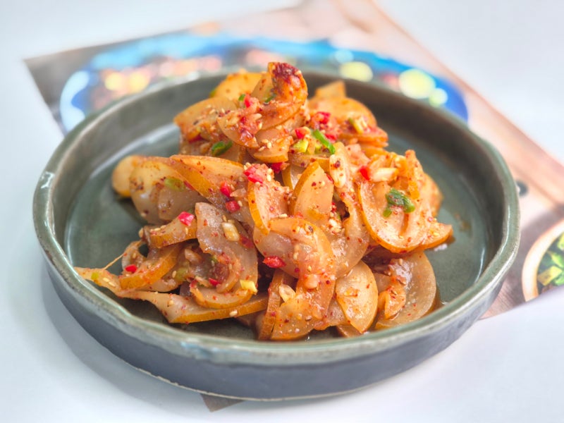 여름 효자반찬 노각 장아찌 무침 만들기 장아찌 무침