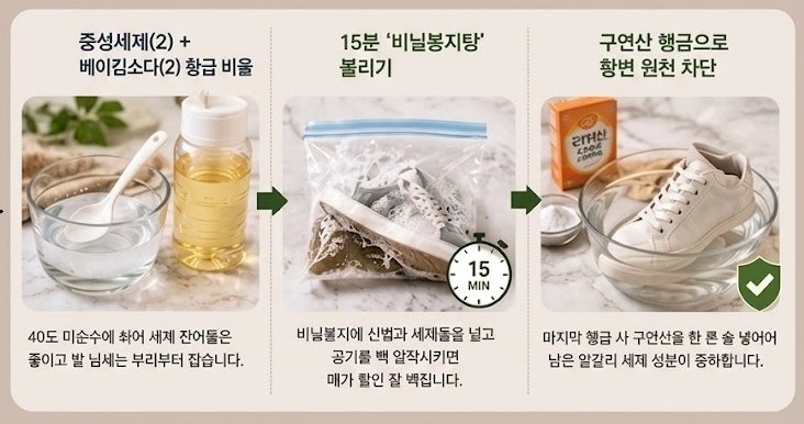장마철 운동화 세탁 건조 방법 눅눅한 신발 냄새 없이 1시간 만에 끝내는 법, 흰 운동화 빨기 ....