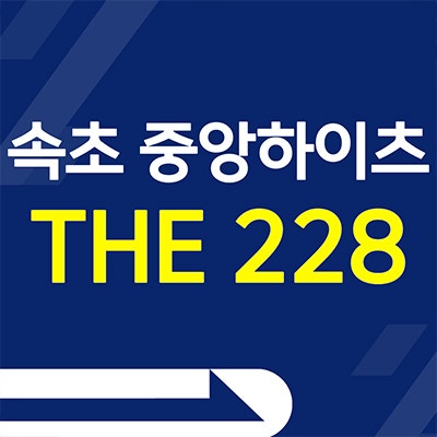 속초 중앙하이츠 THE228 타운하우스 장사동 즉시입주 아파트 분양가 계약조건