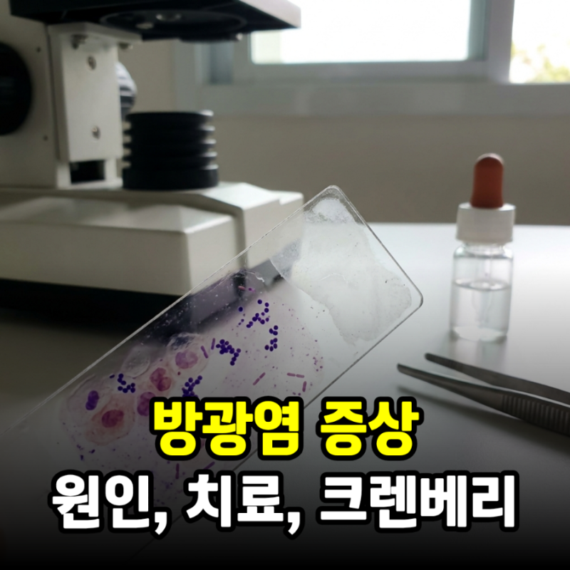 방광염 자연치료 가능할까? 증상, 혈뇨, 크랜베리 효과