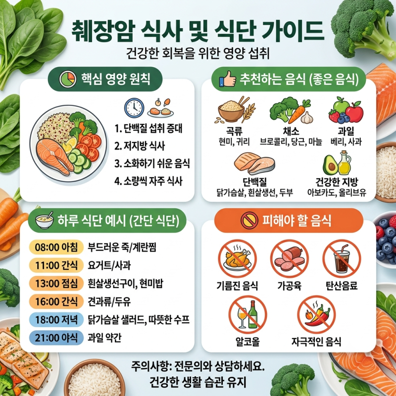 췌장암에 좋은 음식과 수술 후 식사, 식단 관리 가이드
