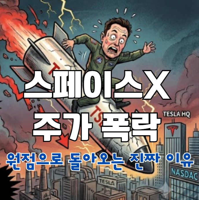 <b>스페이스X 주가</b> 폭락: 원점으로 돌아온 진짜 이유