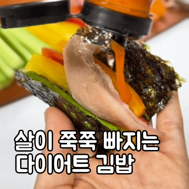 살이 쭉쭉 빠지는 다이어트 김밥, 전참시 다영김밥, 다이어트 식단