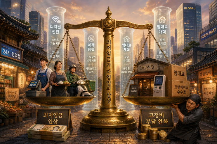 <b>최저임금</b> 인상과 자영업자의 딜레마, 상생을 위한 현실적인... 