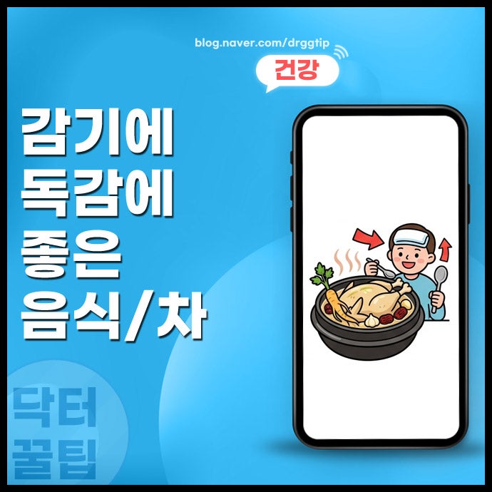 목감기 몸살 아기 임산부 독감에 좋은 음식 차 추천