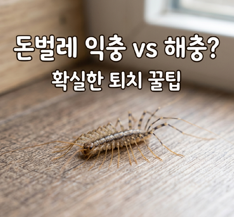 돈벌레, 익충일까 해충일까?(+퇴치꿀팁)