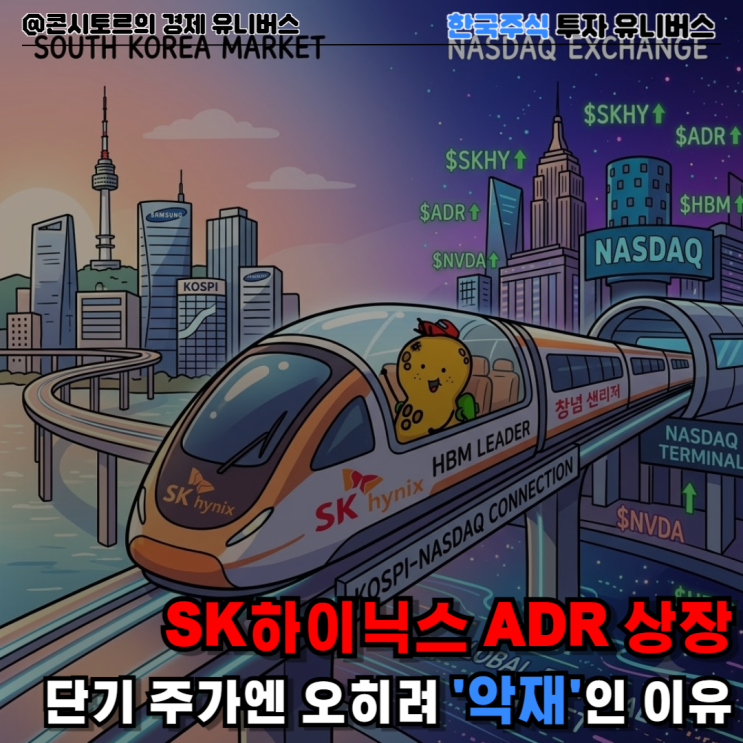 <b>SK하이닉스</b> 나스닥 <b>ADR 상장</b>, 단기 주가엔 오히려 "악재"인 이유