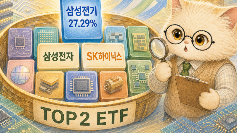 SOL AI반도체TOP2플러스, 1등은 삼성전기 (삼전, 하이닉스)