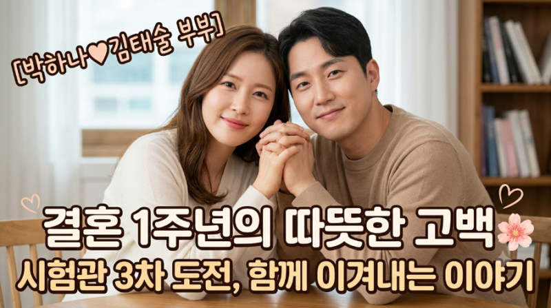 [연예 HOT] 박하나♥김태술 결혼 1주년 근황! 감동의 럽스타그램과 시험관 3차 도전 응원하는 ....