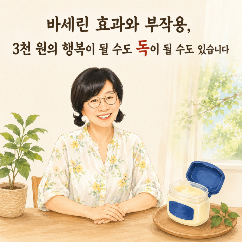 바세린 효과와 부작용, 3천 원의 행복이 될 수도 독이 될 수도 있습니다