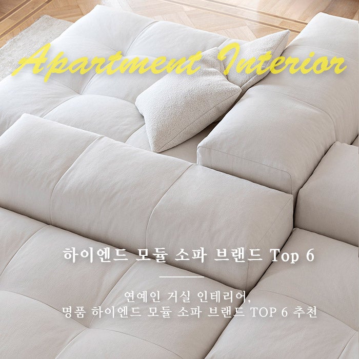 장원영 거실 2억 소파부터 하이엔드 수입 명품 모듈 소파 브랜드 TOP 6 비교표 (가격/링크/순위....