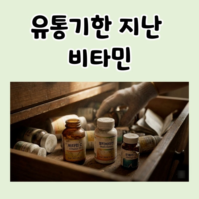 버리면 후회하는 유통기한 지난 비타민 재활용법