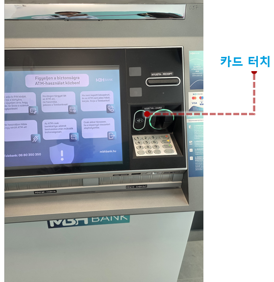 헝가리 부다페스트 ATM 수수료 0원 인출 후기 (하나 트래블로그 MBH 은행)