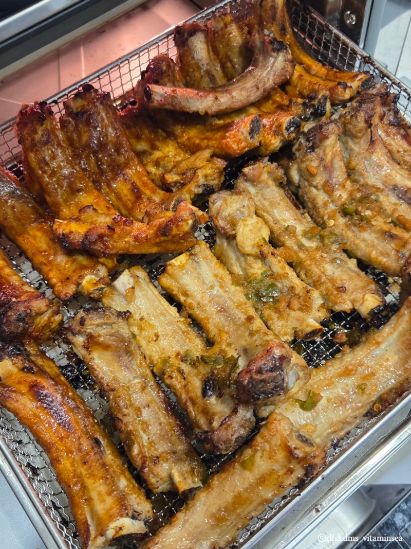 에어프라이어 돼지등갈비구이 레시피 소금구이 간장구이 고추장양념 쪽갈비소스 쿠진아트 ....