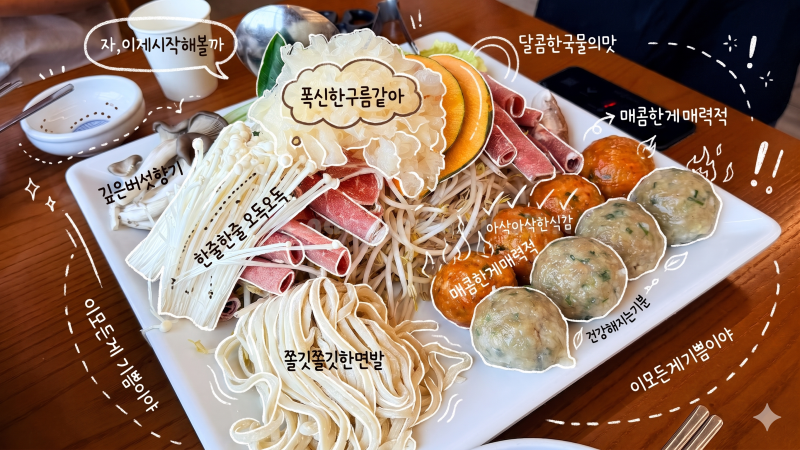 화성 비봉 맛집, 신선한 야채와 훌륭한 수제 만두의 조화 '손수만두'