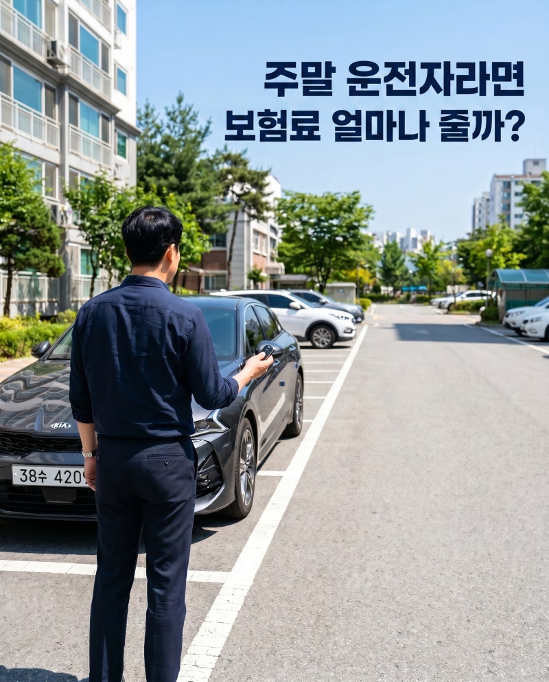 탄 만큼 내는 자동차보험, 주말에만 운전하면 정말 유리할까? 가입 전 확인할 5가지