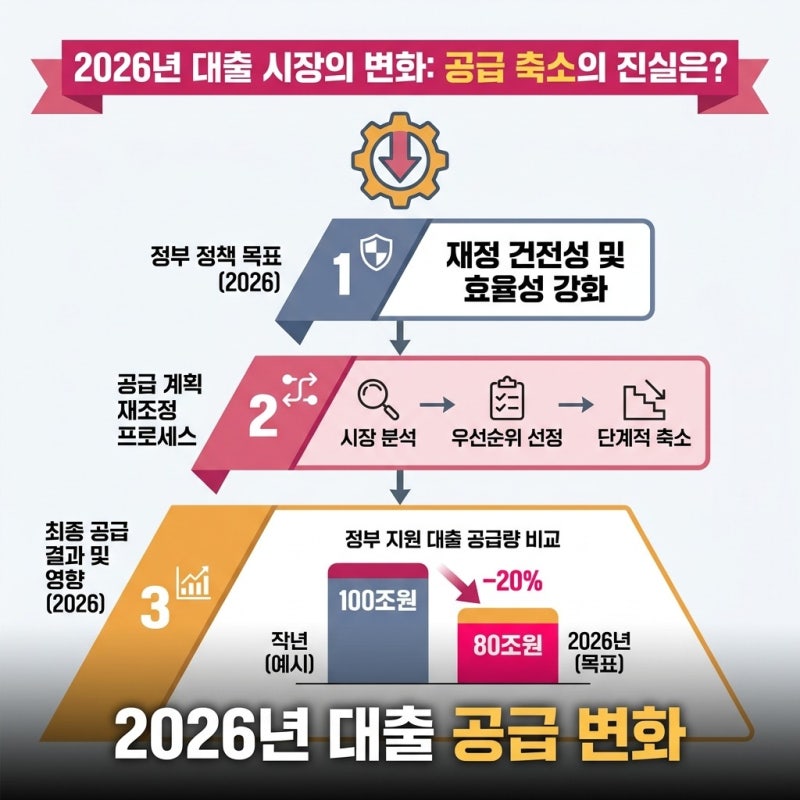 서민정책대출 공급 감소, 2026년 하반기 실수요자 자금 마련 대안 비교