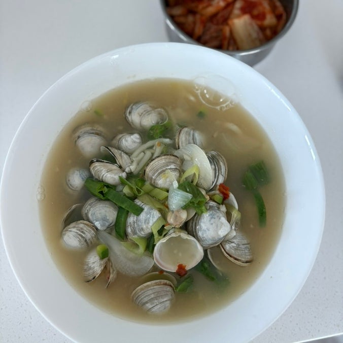 동죽요리 추천 동죽칼국수 만들기