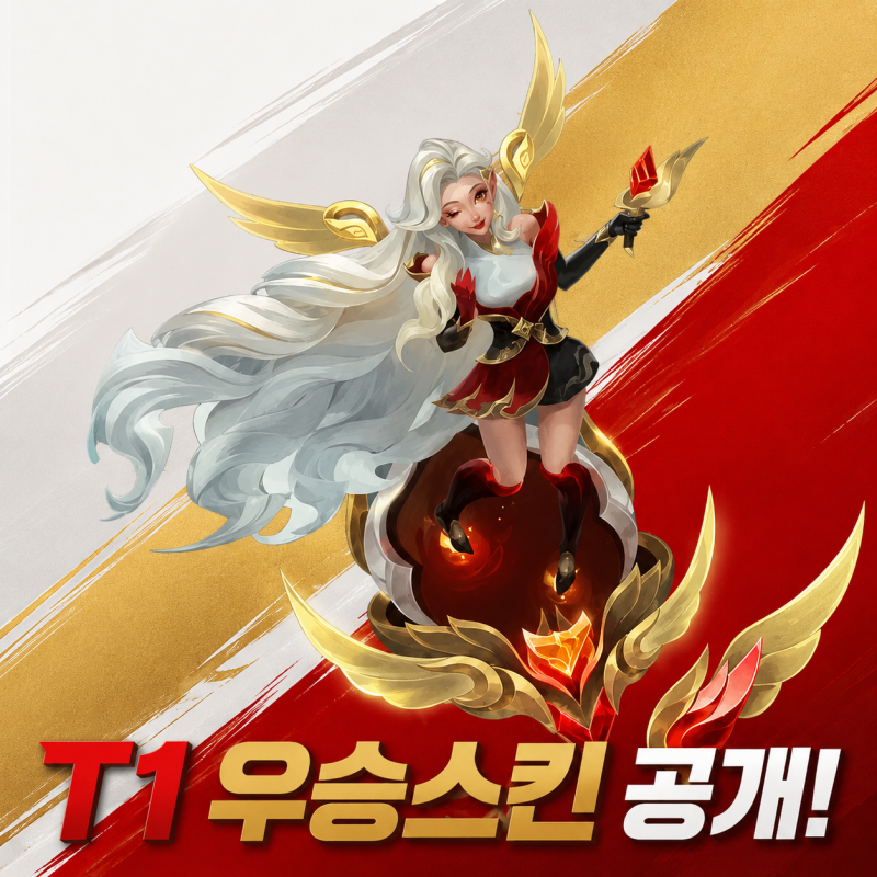 T1 롤드컵 우승 스킨 드디어 출시!! 일러스트, 인게임 정보