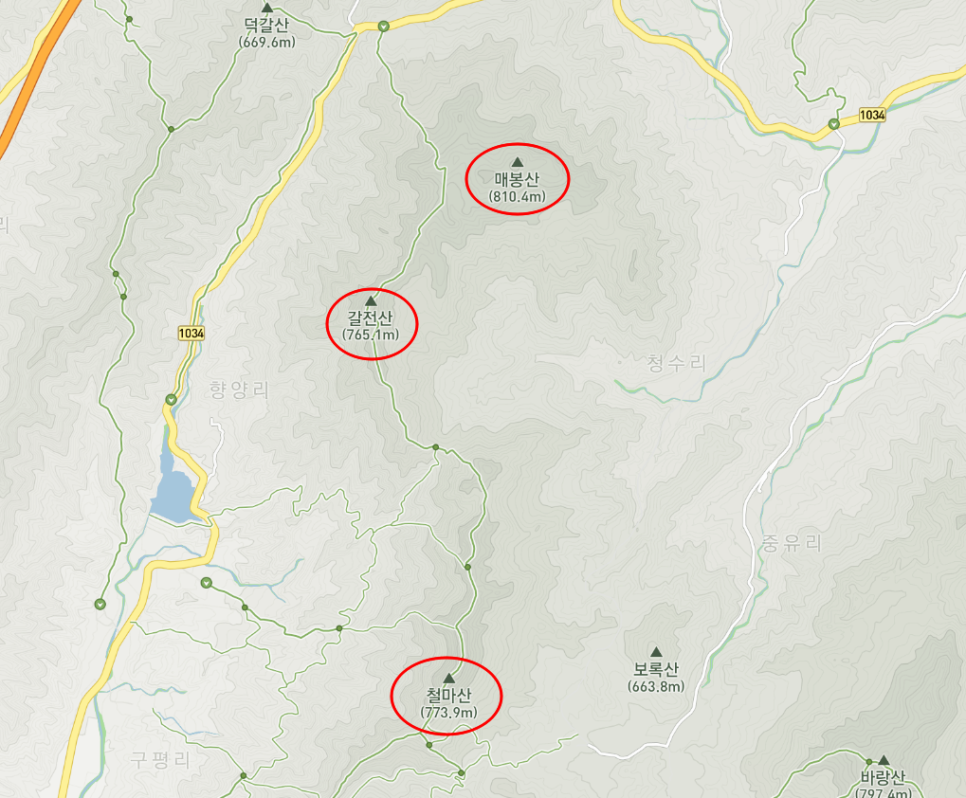 갈전산 사진 1