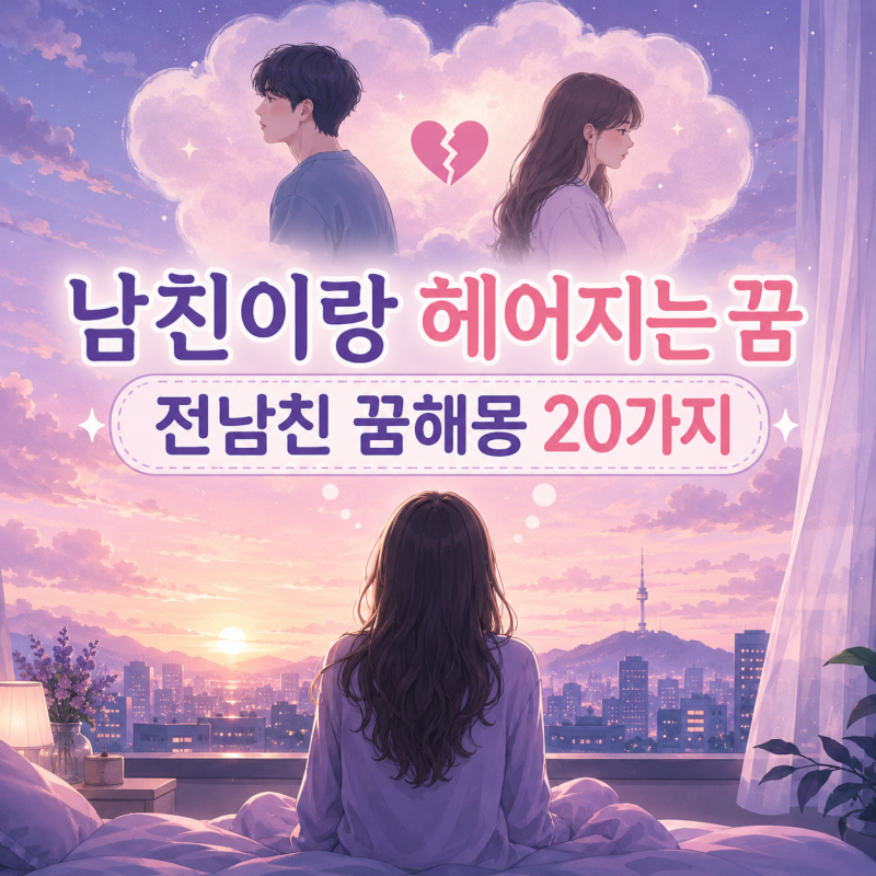남친이랑, 전남친이랑 헤어지는 꿈 해몽 20가지 총정리